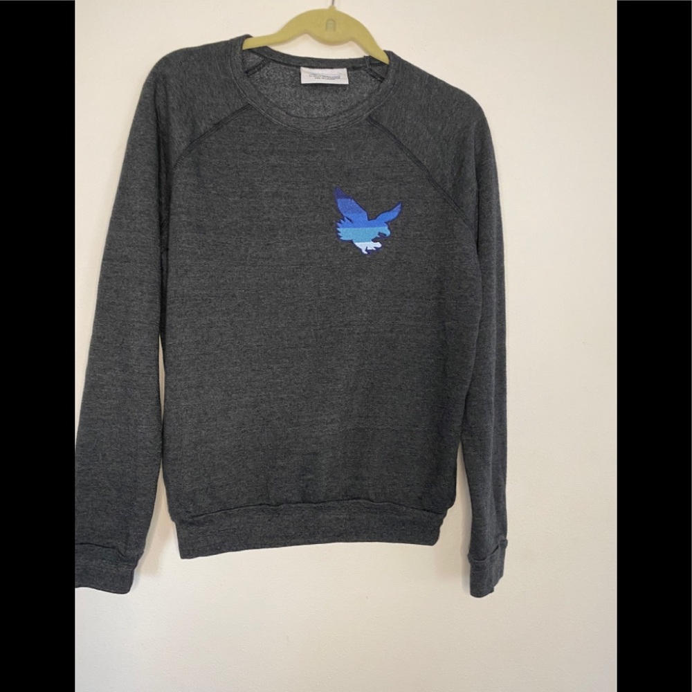 The uplifters grey eagle sweatershirt